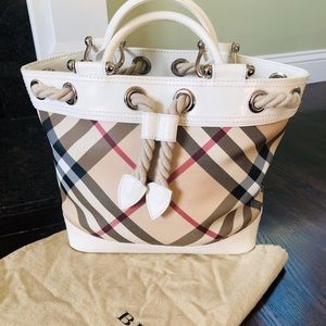 Authentic!! Burberry Nova Check Nautical tote bag